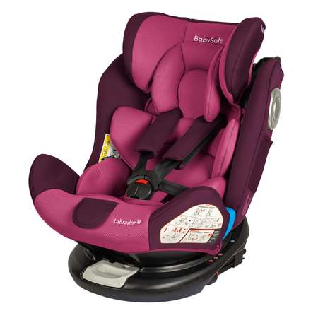 Автокресло Babysafe Labrador Pink Violet