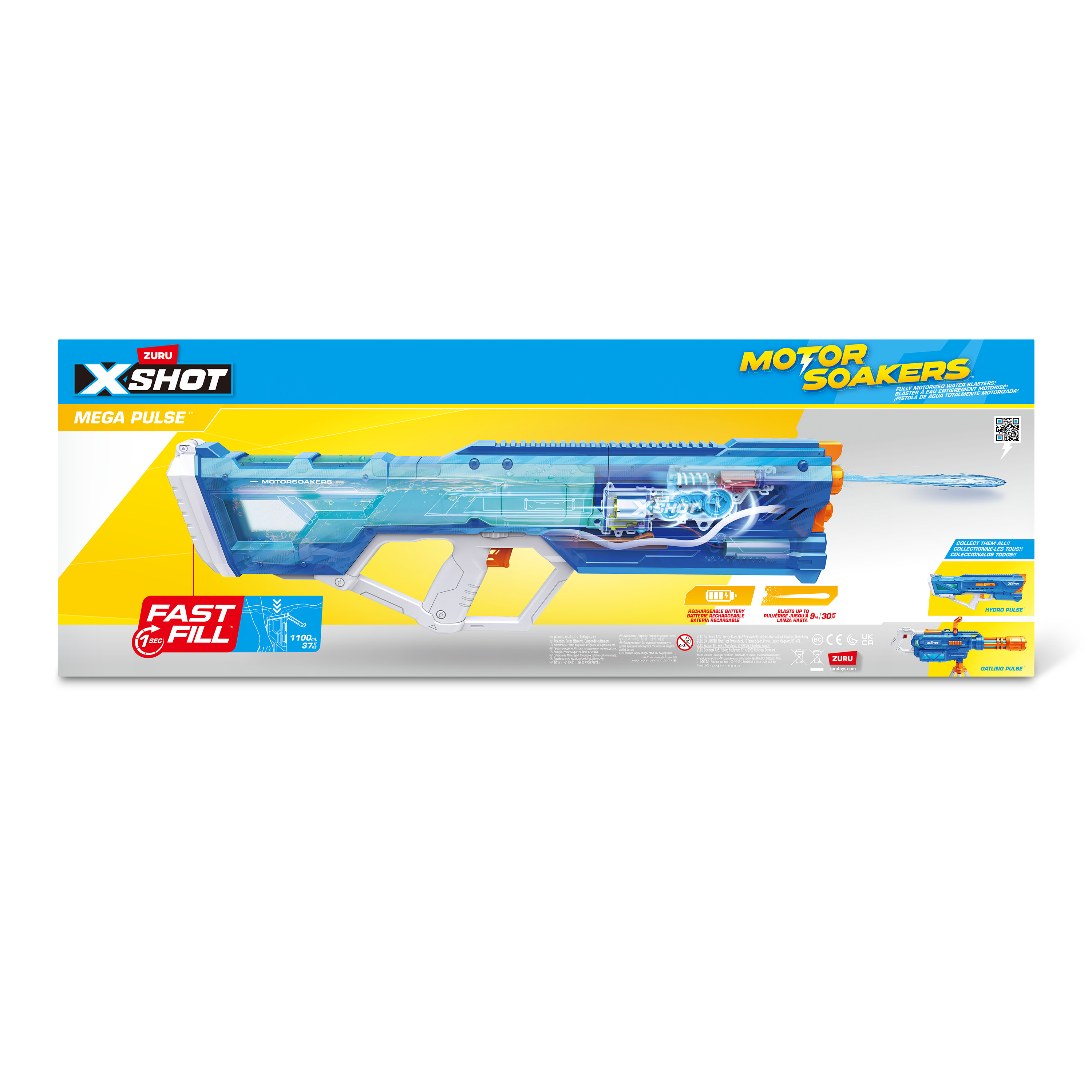 Бластер Zuru XSHOT  Water Fast Fill средний 118159 - фото 12