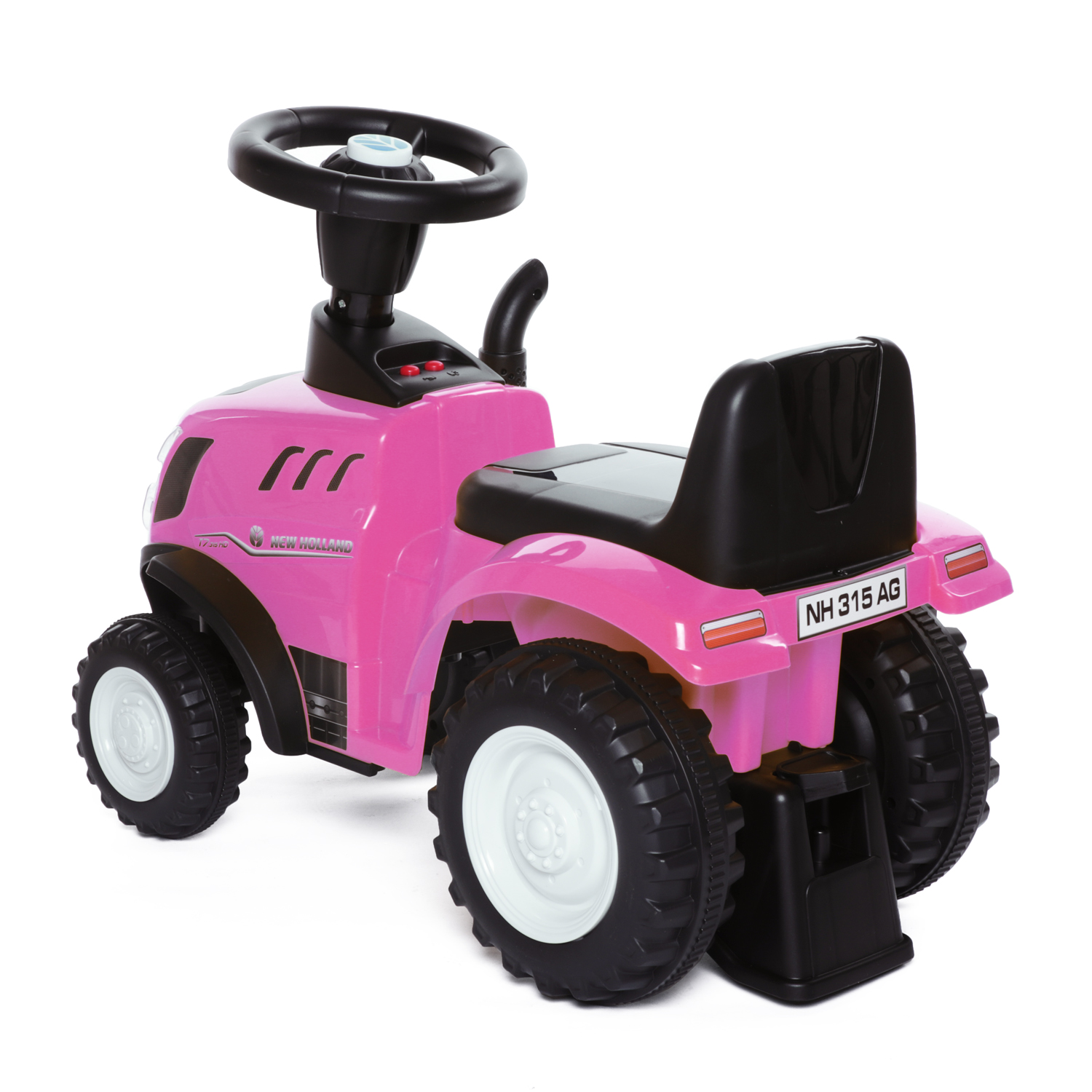 Каталка BabyCare Holland Tractor розовый - фото 6