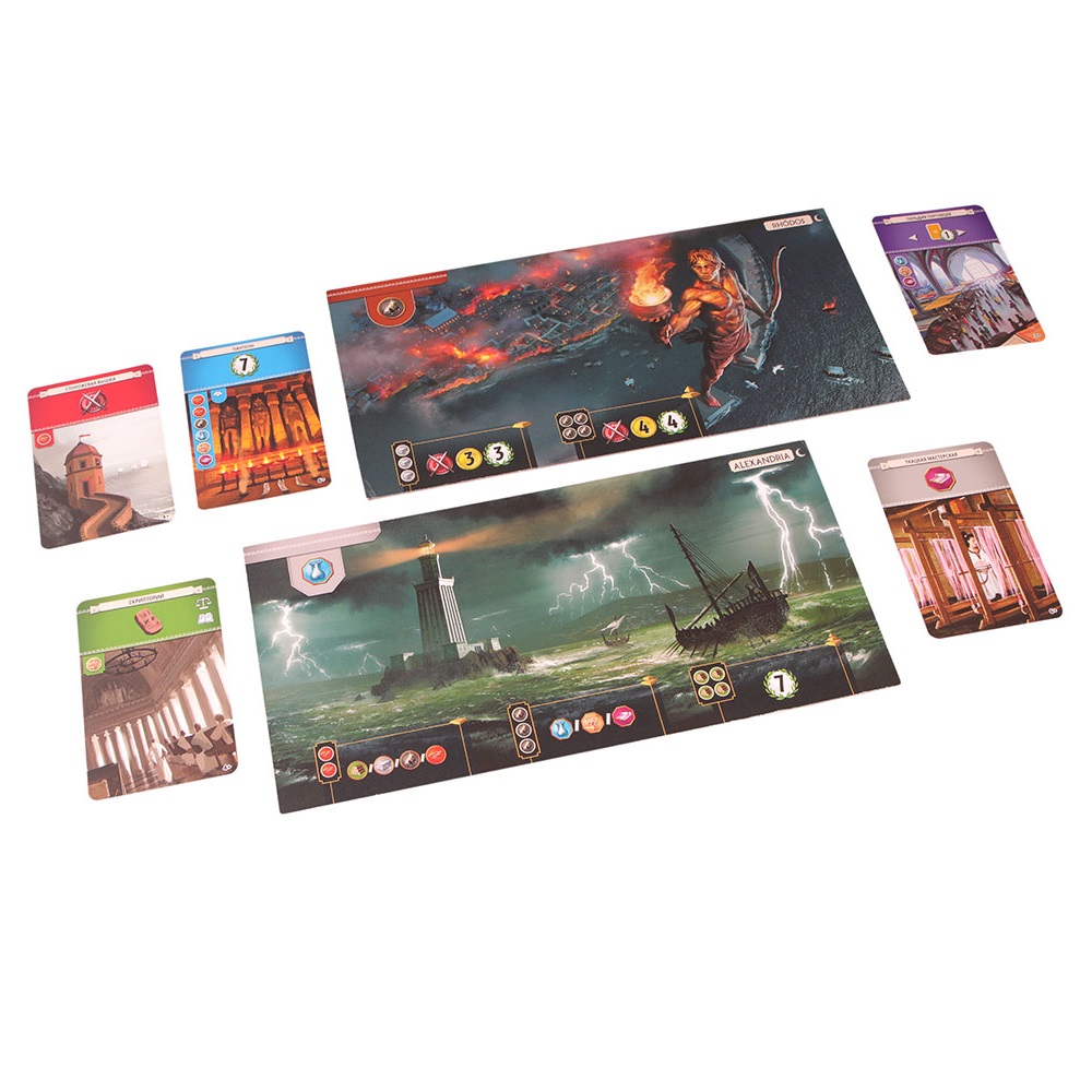 Настольная игра Стиль жизни 7 чудес 7 Wonders - фото 6