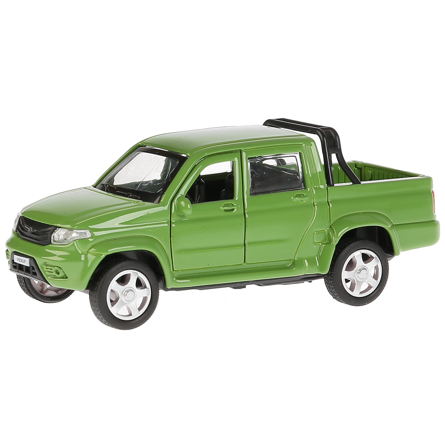 Машина металлическая Uaz Pickup, 12 см, Технопарк, зеленый