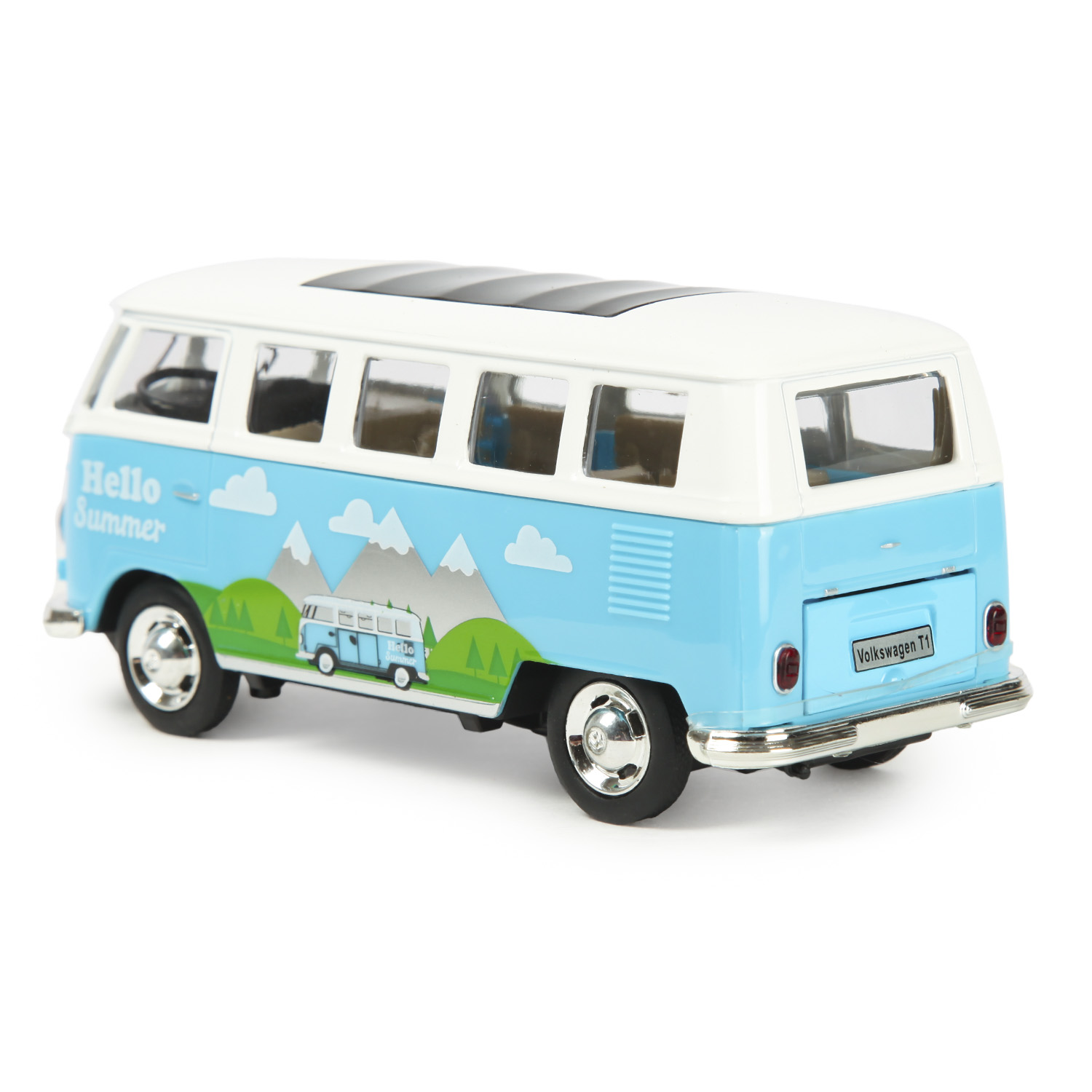 Машинка Mobicaro 1:30 Volkswagen T1 Синяя 68388 68388 - фото 2