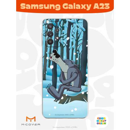Силиконовый чехол Mcover для смартфона Samsung A23 Союзмультфильм Голодная зима