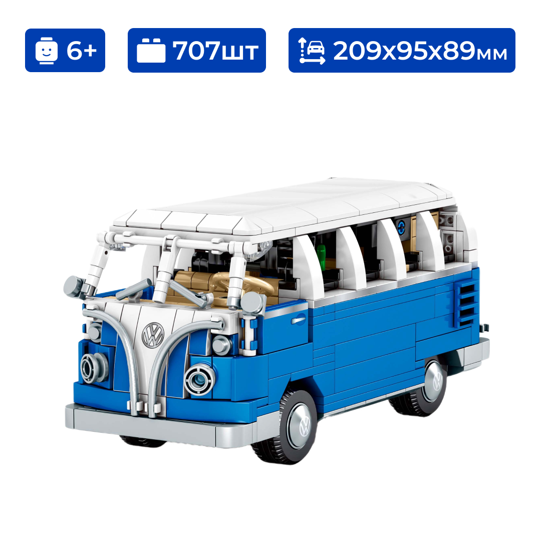 Конструктор Sembo Block Volkswagen Transporter T1 - фото 1