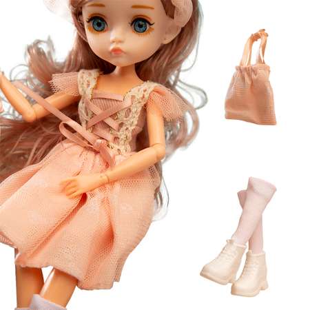 Коллекционная шарнирная кукла WiMI с аксессуарами 26 см