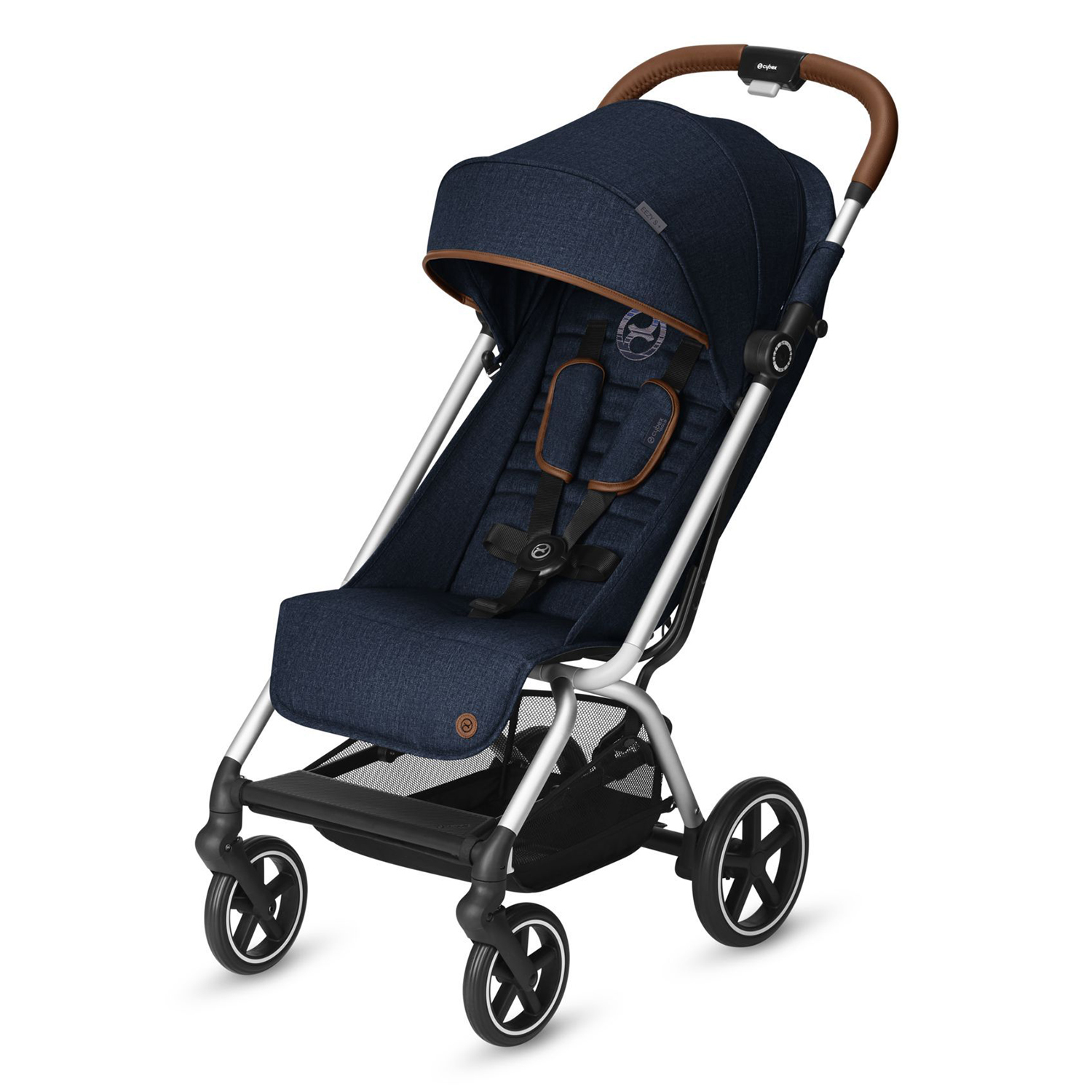 Коляска Cybex Eezy S Plus Denim Denim Blue - фото 1