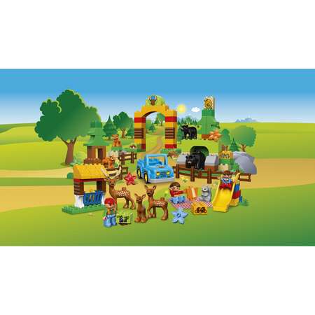 Конструктор LEGO DUPLO Лесной заповедник блочный