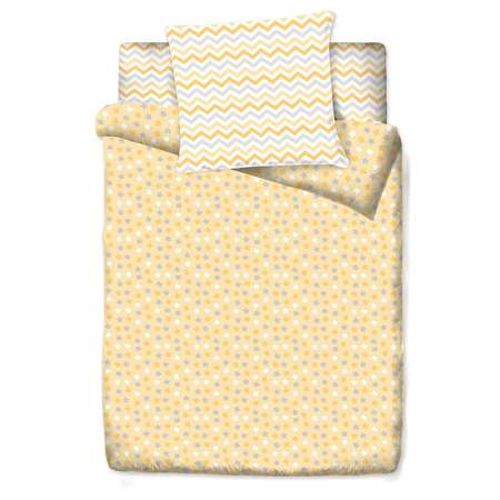 Комплект постельного белья Маленькая соня Цветные сны Желтый 3 предмета м100.05.04