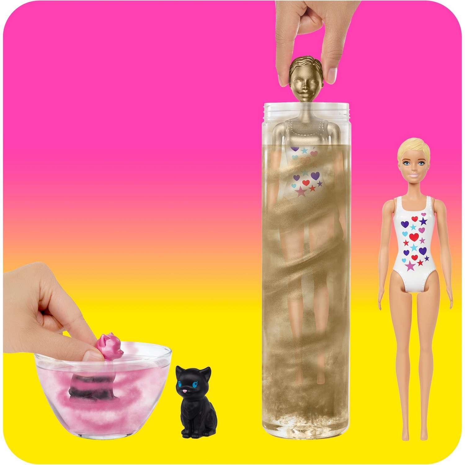 Кукла Barbie Ночь в кино и прогулка со щенком в непрозрачной упаковке (сюрприз) GPD56 GPD54 - фото 8