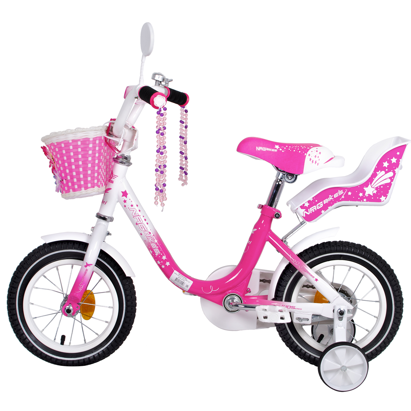 Велосипед NRG BIKES Colibri 12 pink-white - фото 11