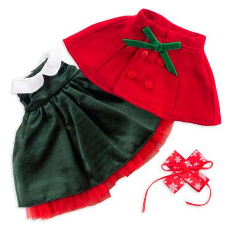 Одежда для кукол BUDI BASA Красный жакет и зеленая юбка для Зайки Ми 25 см OStS-239