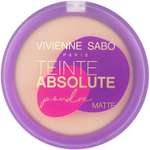 Пудра Vivienne Sabo Teinte Absolute matte подходит для проблемной кожи тон 03 светло-персиковый 6 г