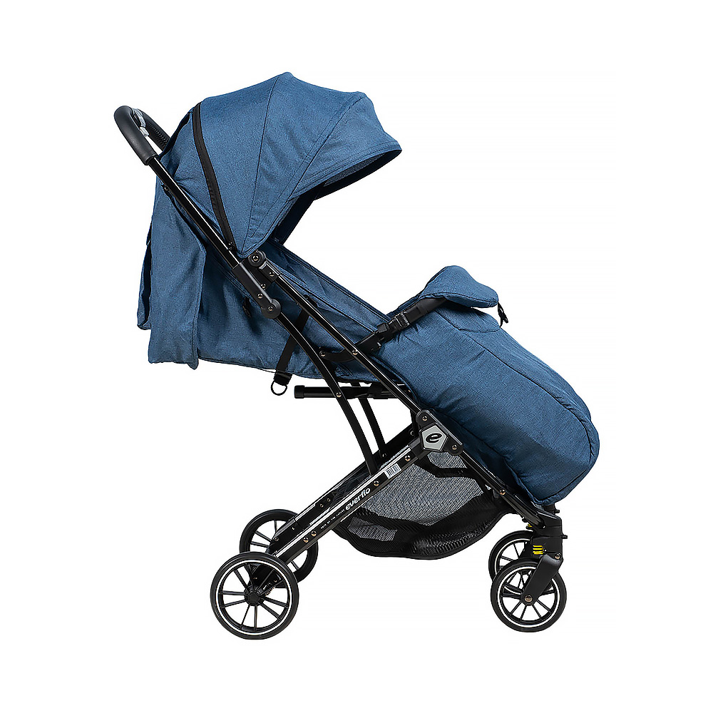 Коляска прогулочная EVERFLO Baby travel E-336 Jeans - фото 3