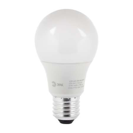 Лампочка светодиодная Эра Red Line LED A60-10W-840-E27 груша нейтральный белый свет
