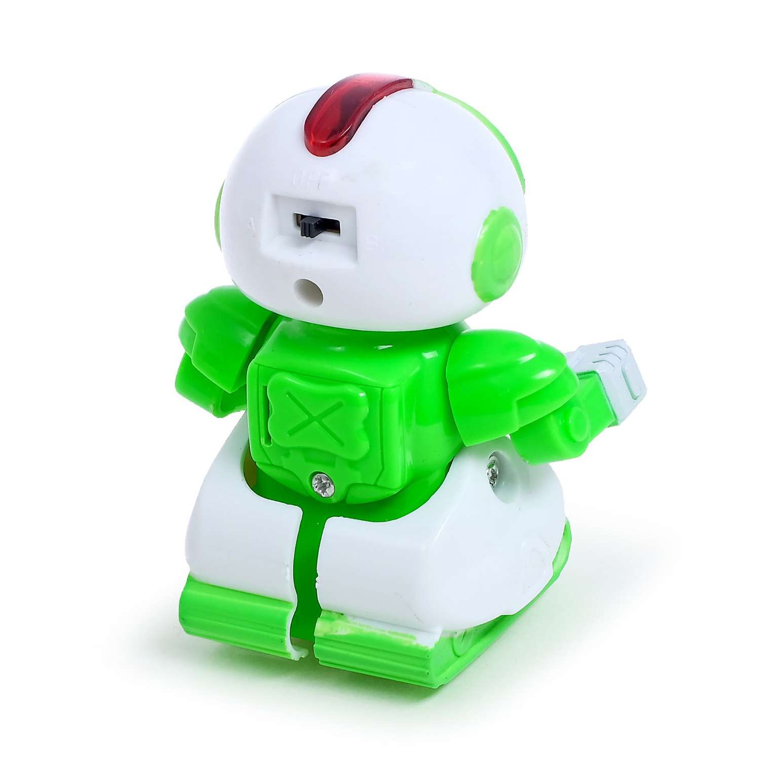 Робот Автоград радиоуправляемый «Минибот» световые эффекты цвет зелёный - фото 3