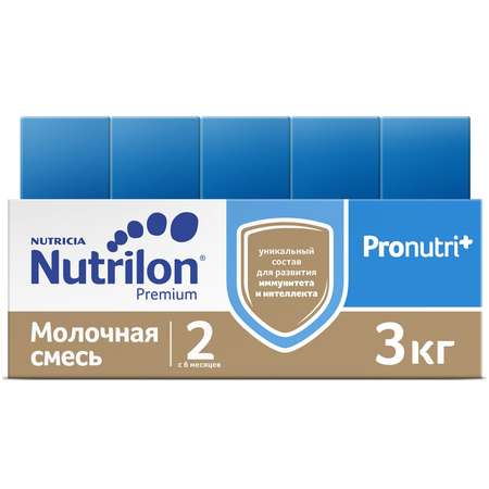 Смесь молочная Nutrilon Premium 2 3000г с 6месяцев
