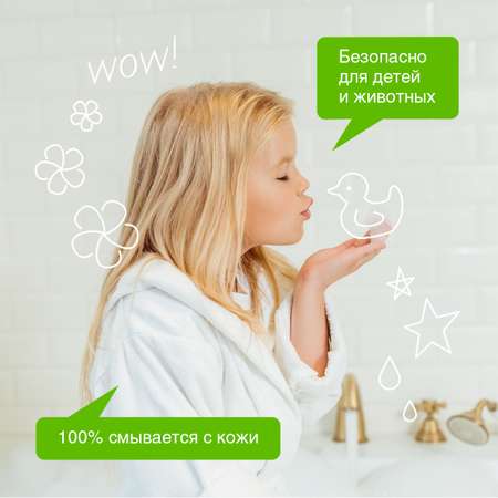 Набор жидкое мыло Synergetic для мытья рук и тела Полевые цветы 5 литров 2шт