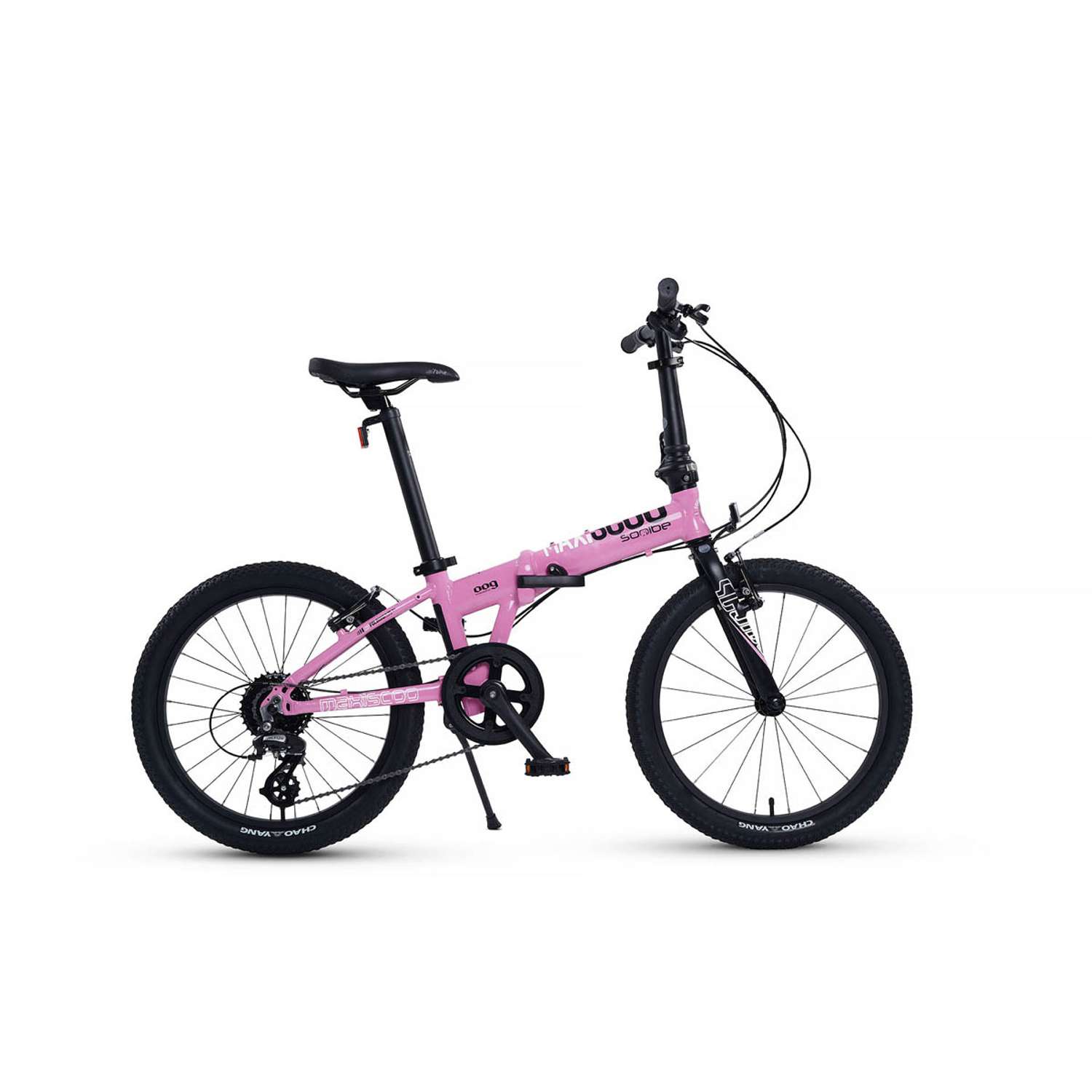 Велосипед Детский Складной Maxiscoo S009 20 розовый - фото 1