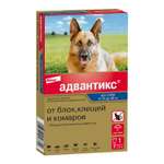 Капли для собак Elanco Адвантикс от 25 до 40 кг против блох и клещей 1пипетка