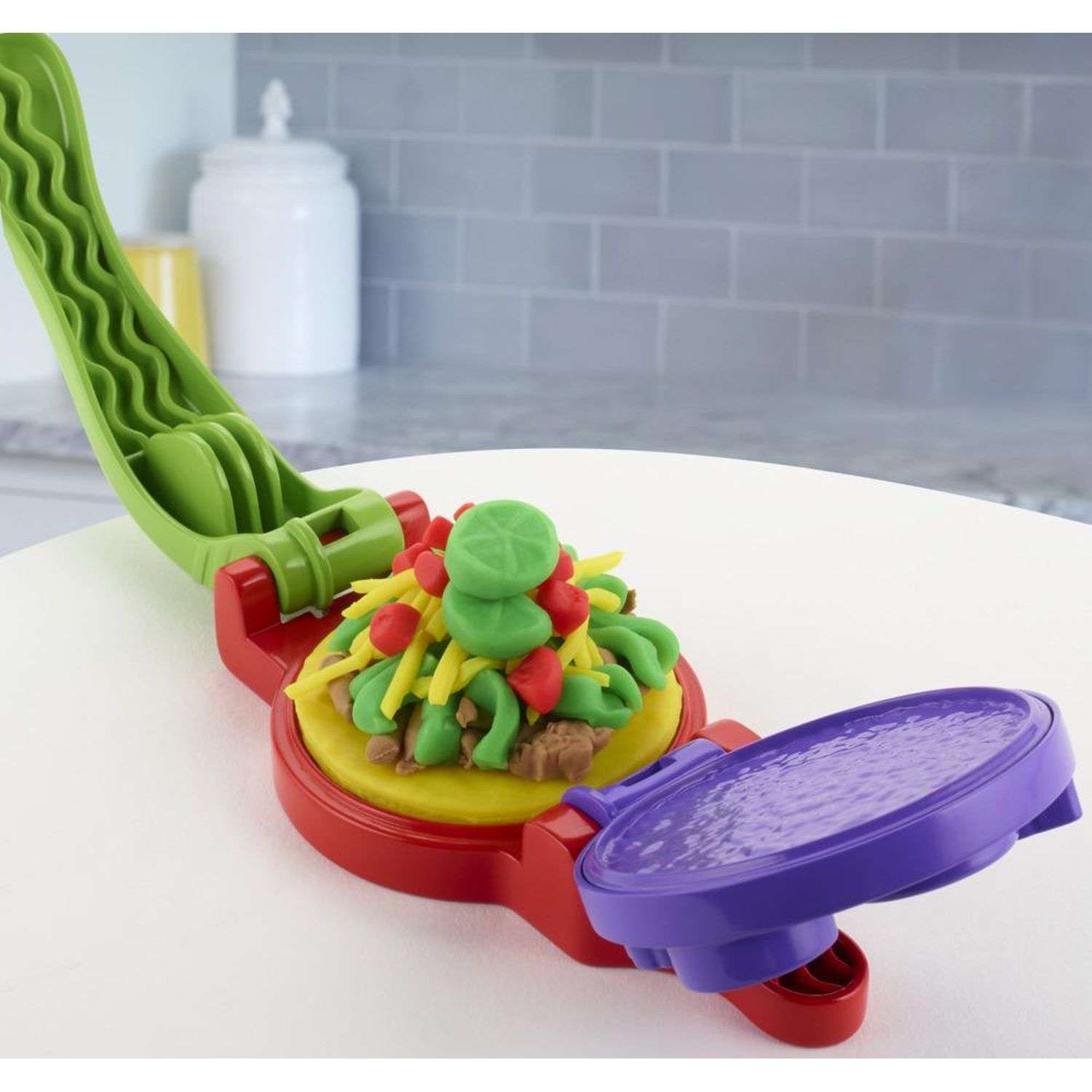 Набор игровой Play-Doh Масса для лепки Любимые блюда Тако E74475L0 - фото 4