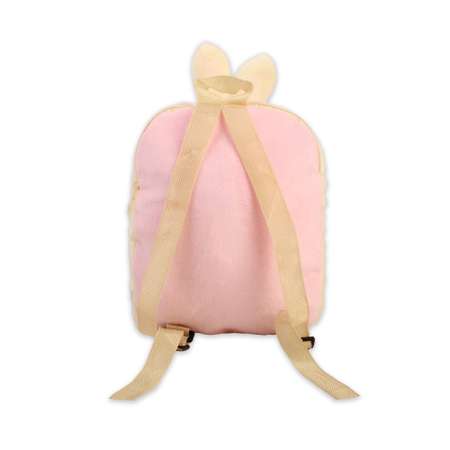 Мягкая игрушка-рюкзак Зайка Little Mania желтый