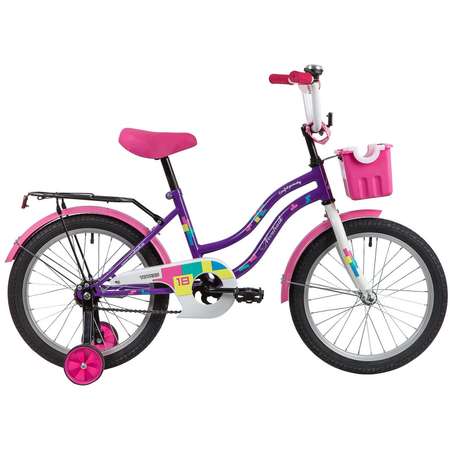 Велосипед 18 фиолетовый. NOVATRACK TETRIS