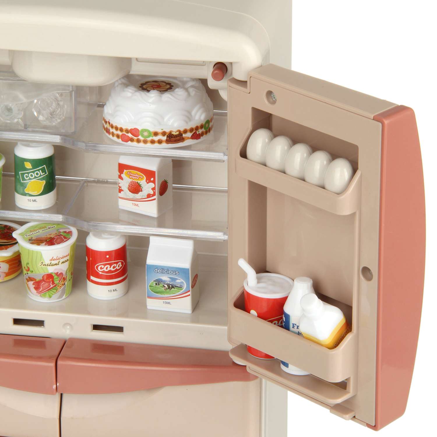 Холодильник Lisa Doll с продуктами на батарейках - фото 7