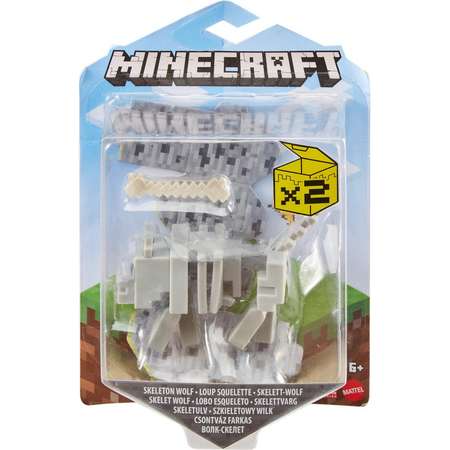Фигурка Minecraft Волк-скелет с аксессуарами GTP15