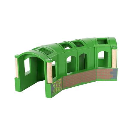 Железная дорога деревянная BRIO Тоннель-трансформер из 3х секций