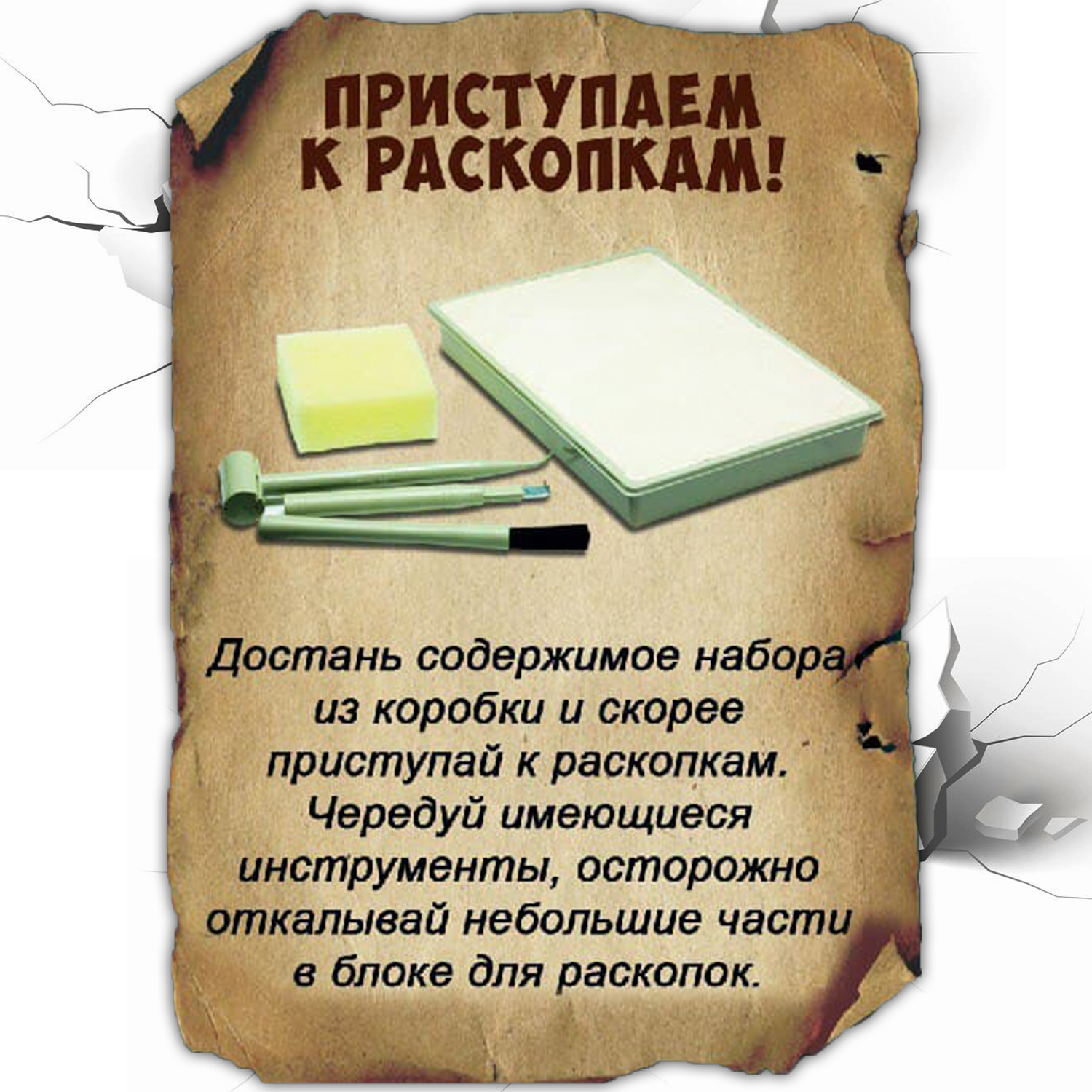 Набор археолога BONDIBON Науки с Буки Яйцо динозавра - фото 6