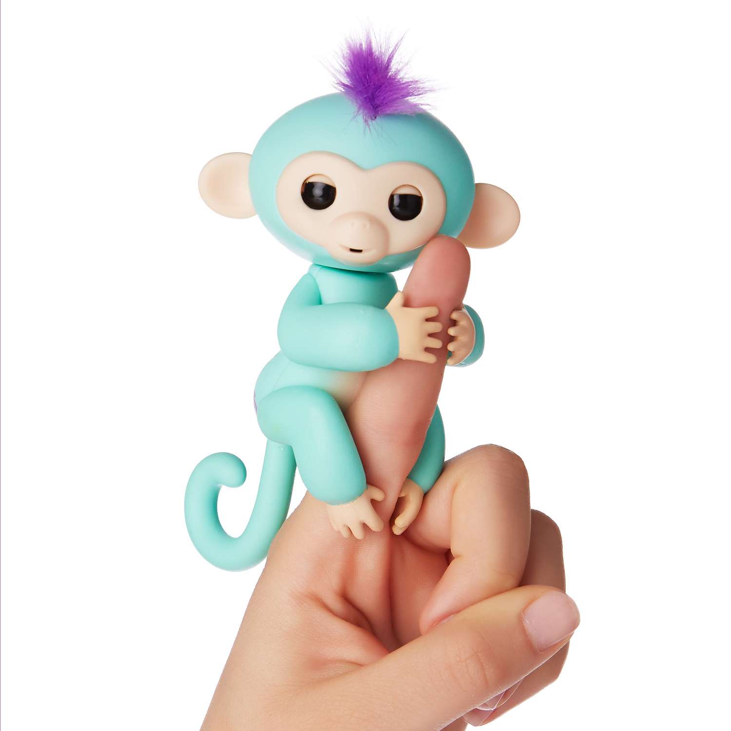 Обезьянка Fingerlings интерактивная Зоя Зелёная - фото 7