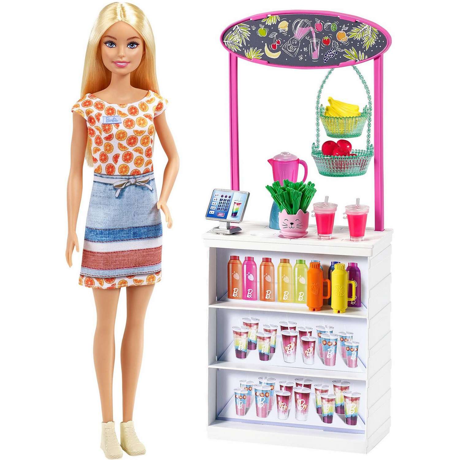 Набор игровой Barbie Смузи-бар GRN75 GRN75 - фото 3