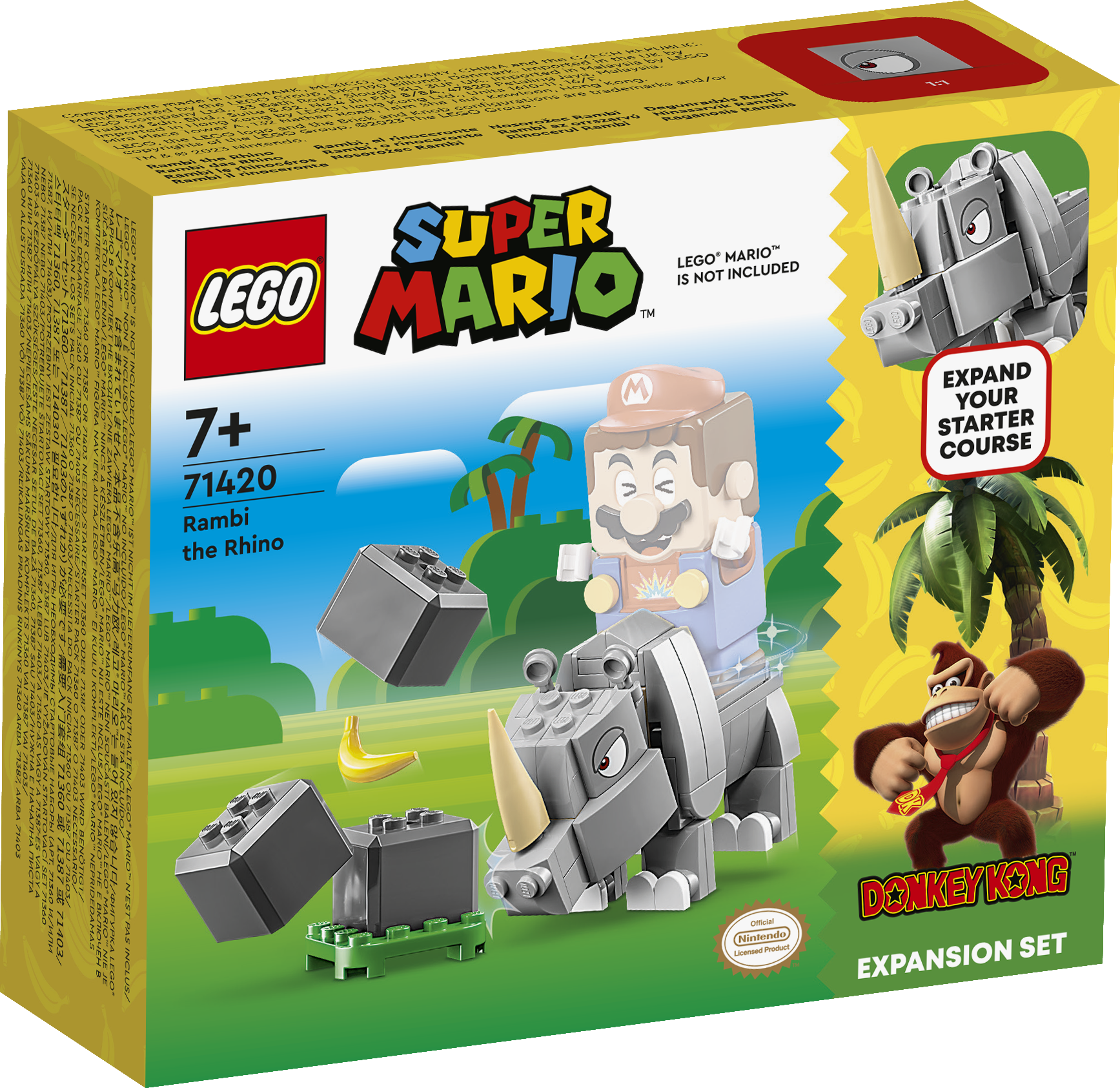 Конструктор LEGO Super Mario Rambi the Rhino 71420 - фото 4