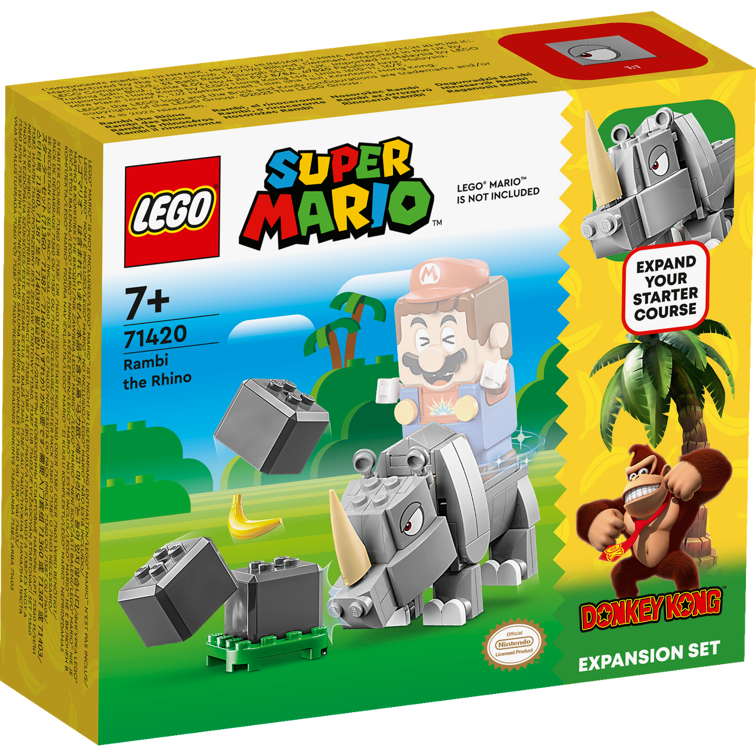 Конструктор LEGO Super Mario Rambi the Rhino 71420 - фото 4