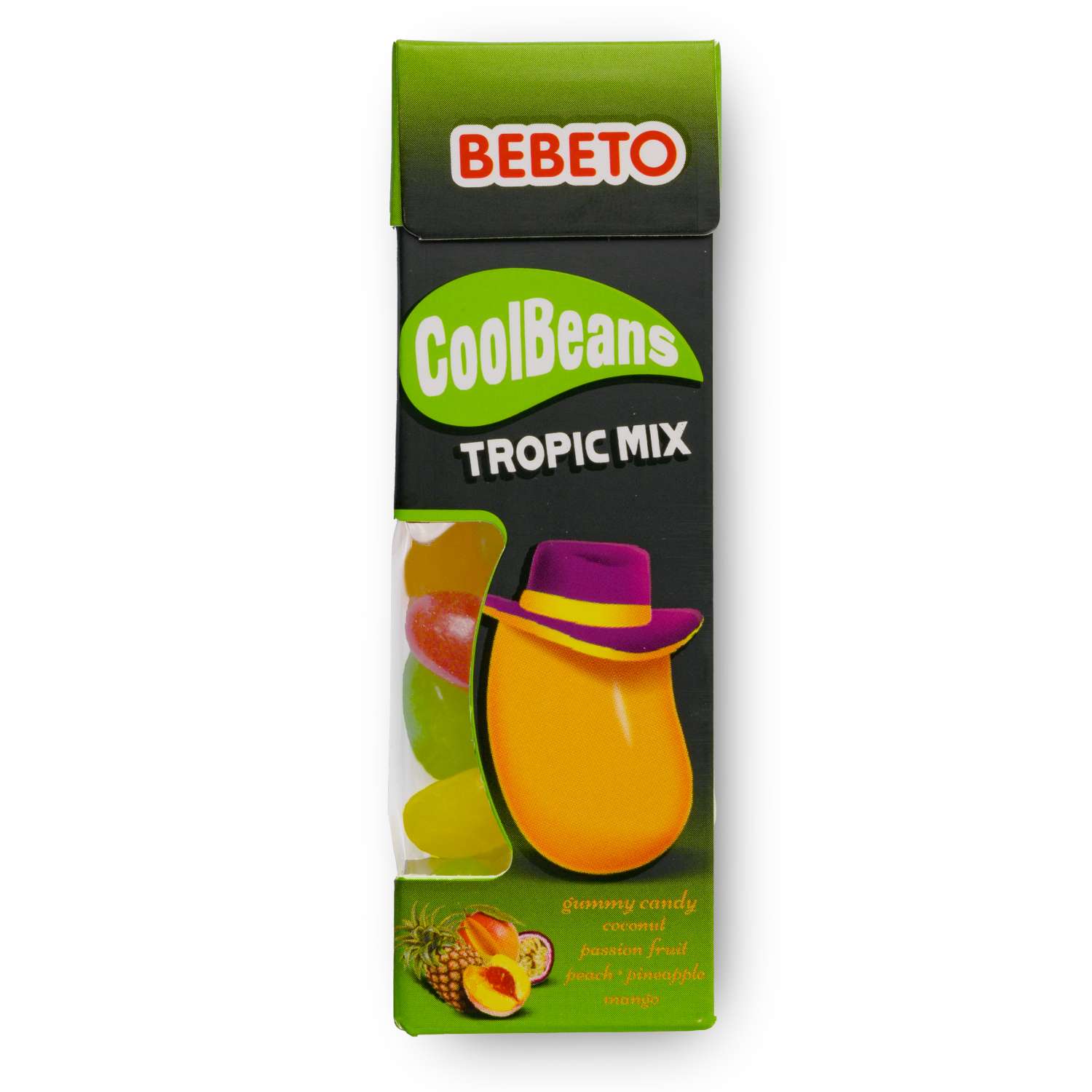 Мармелад жевательный Bebeto Cool Beans tropic mix 30г - фото 1