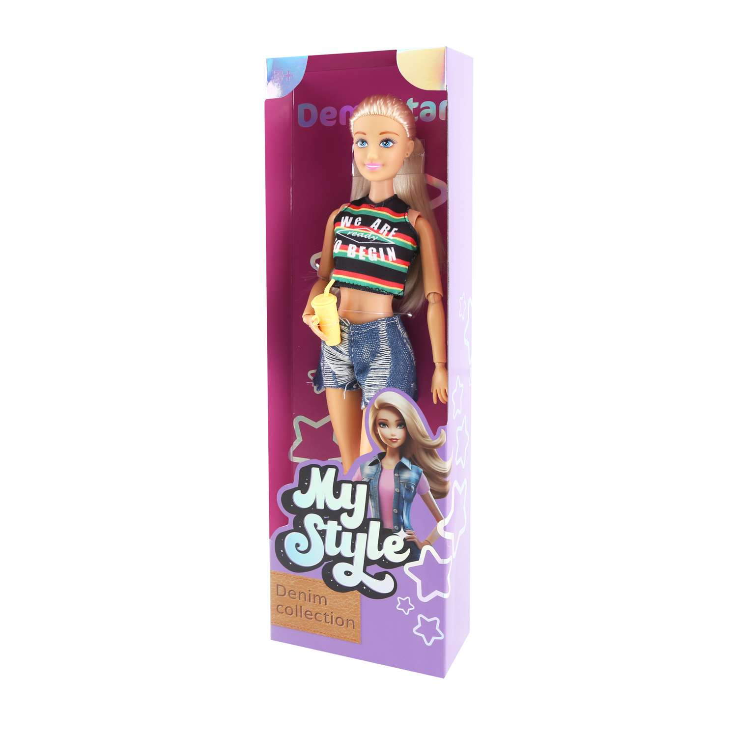 Кукла Demi Star в джинсовых шортах 616060A 616060A - фото 6