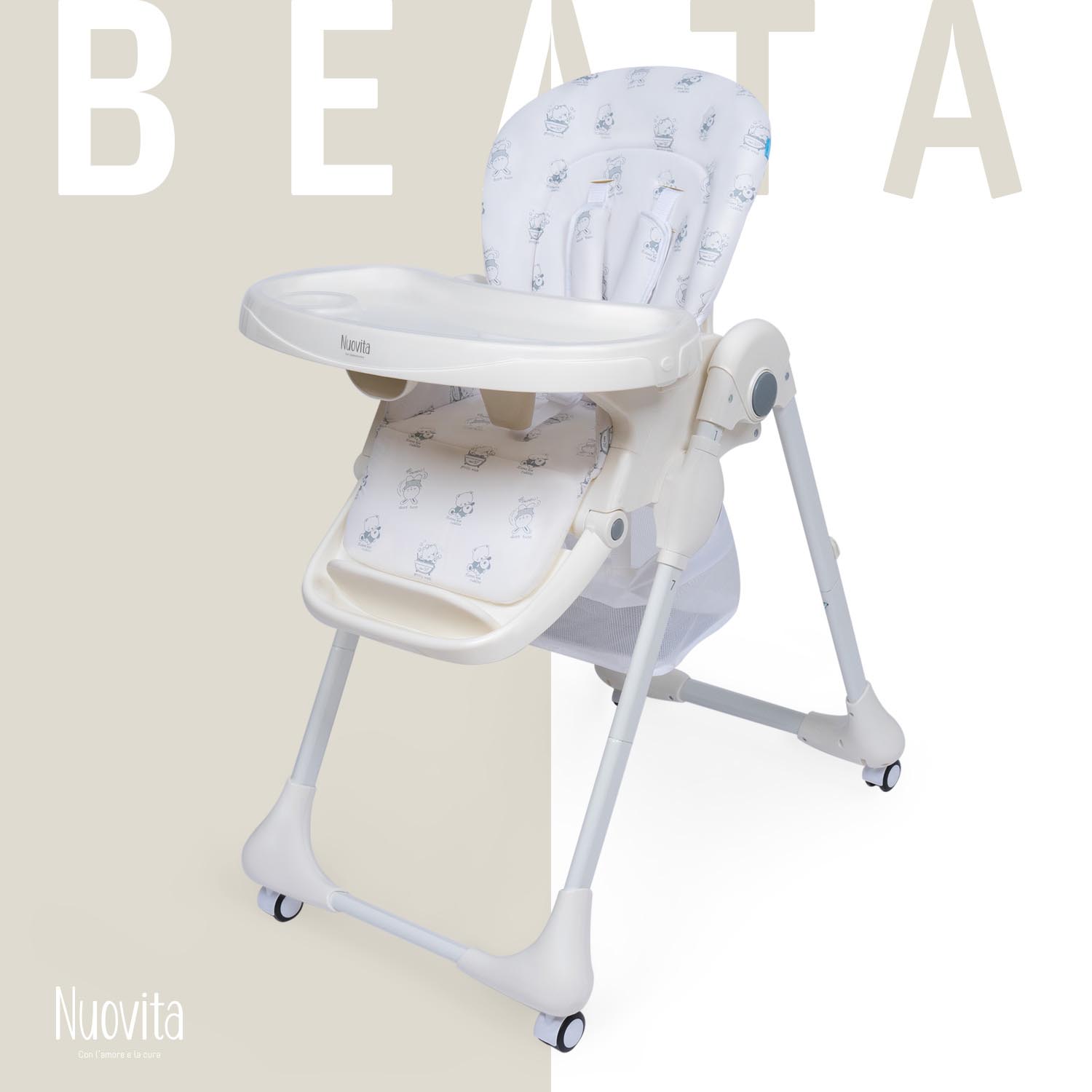 Стульчик для кормления Nuovita Beata Orsi Beige Бежевый - фото 2