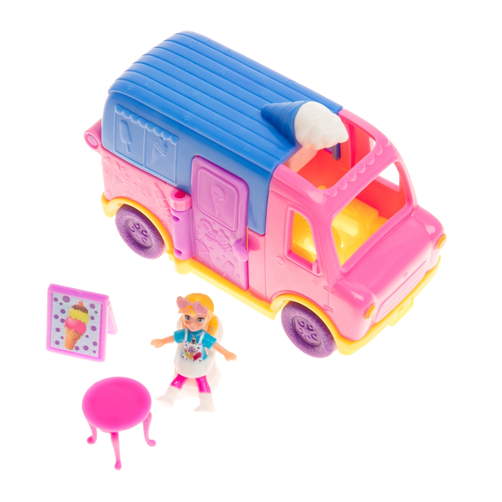 Грузовик POLLY POCKET мороженого GGC39 - фото 6