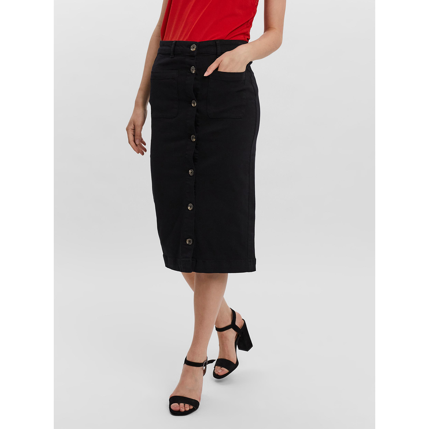 Юбка VERO MODA 10249070/Black - фото 3