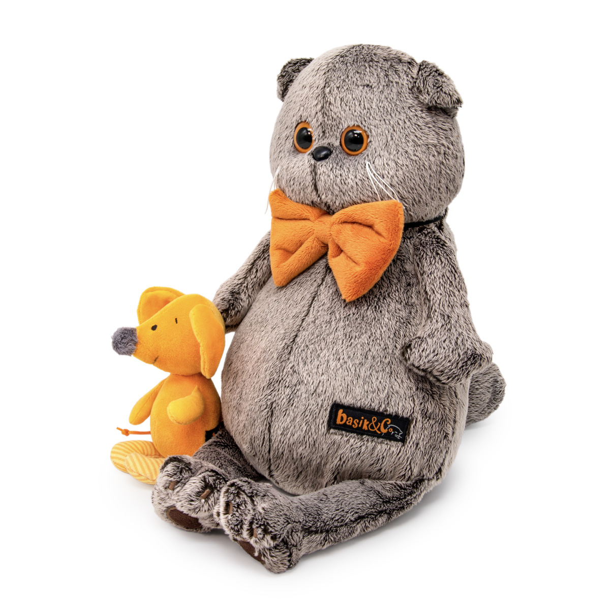 Мягкая игрушка BUDI BASA Басик с мышкой Миленой 30 см Ks30-052 - фото 4