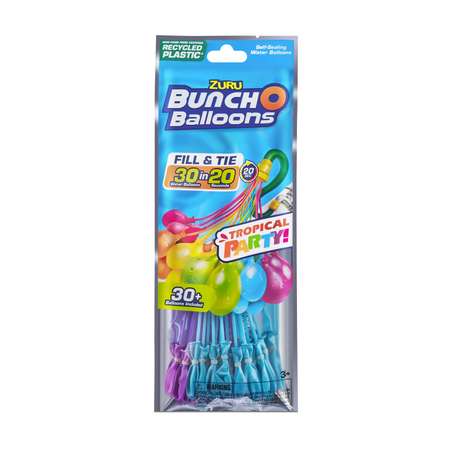 Водные шары-бомбочки Bunch O Balloons 30+ шаров в ассортименте 56479