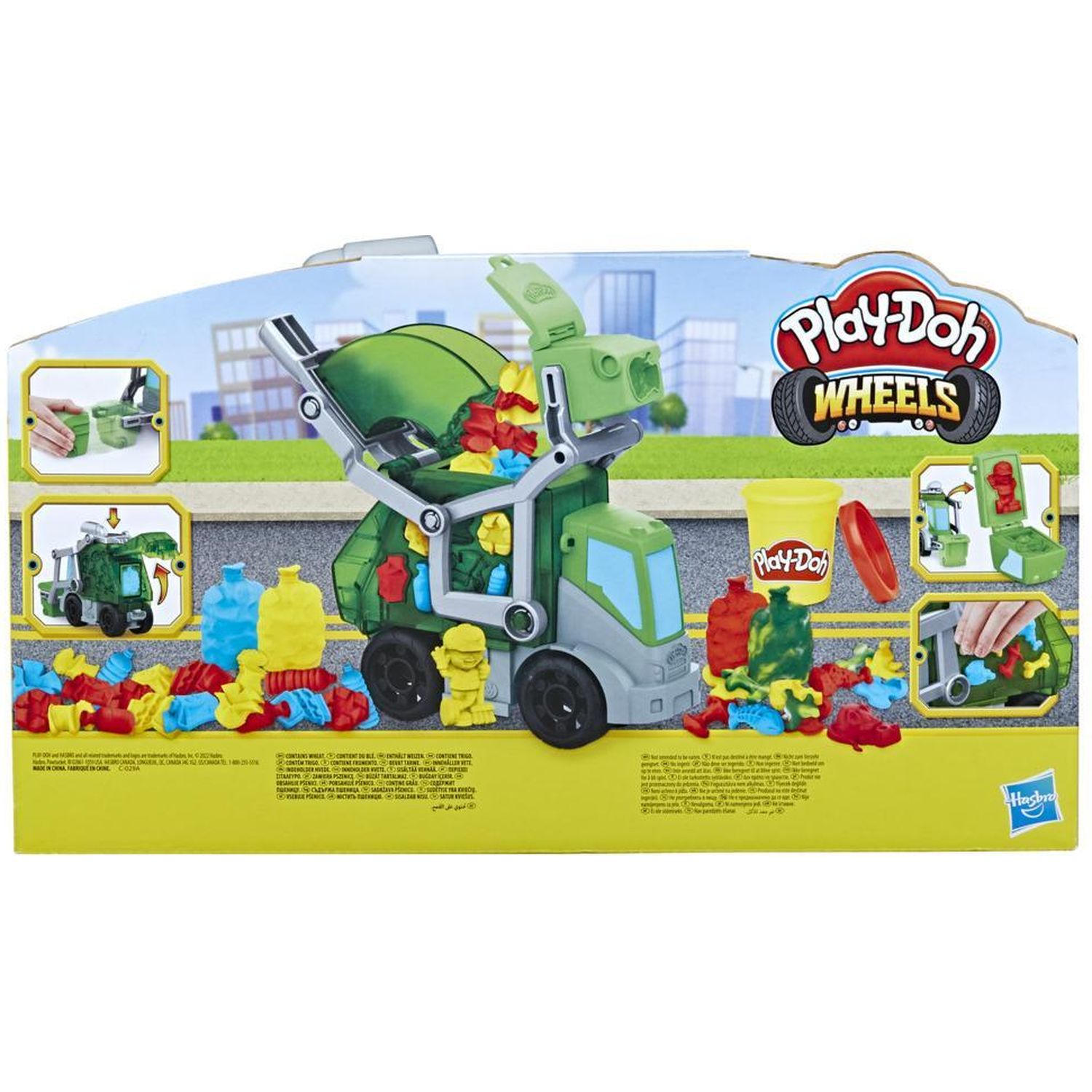 Набор игровой Play-Doh Wheels Мусоровоз 2в1 F5173 - фото 3