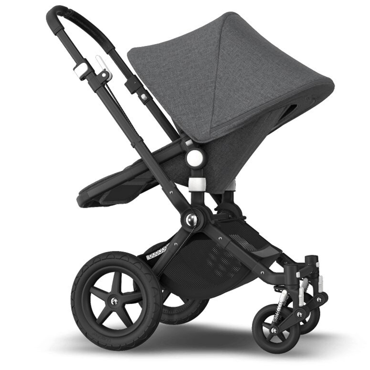 Коляска 2в1 Bugaboo Cameleon3 Plus Complete Black-Grey Melange 239165GM01 - фото 2