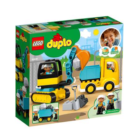 Конструктор LEGO DUPLO Грузовик и гусеничный экскаватор 10931