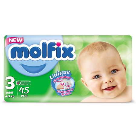 Подгузники Molfix 45 шт. 3