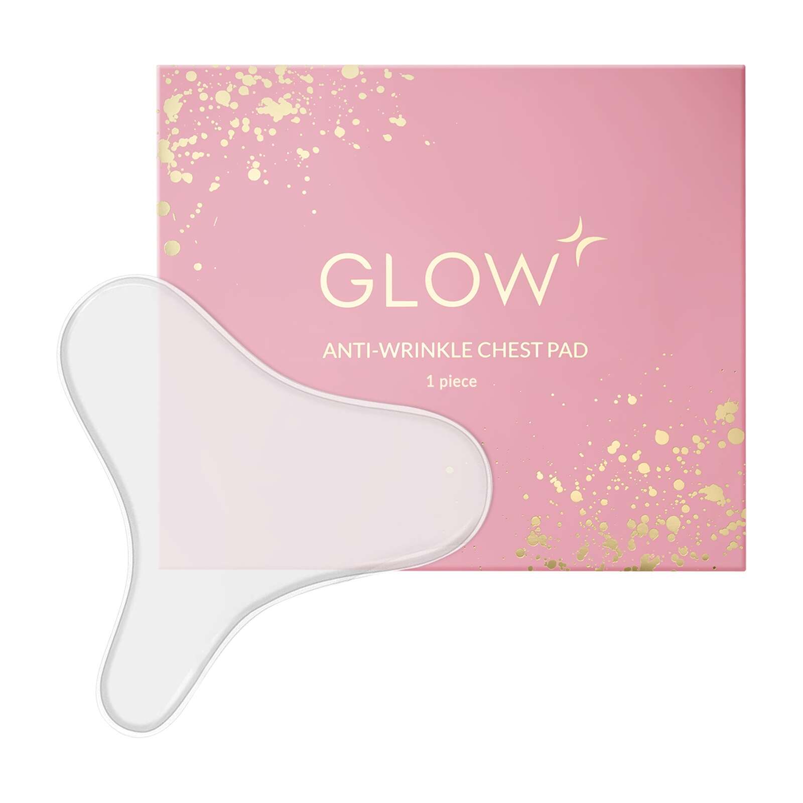 Лифтинг-тейп GLOW CARE для зоны декольте многоразовый силиконовый - фото 1