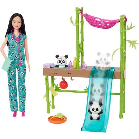 Кукла Barbie Уход за пандами HKT77