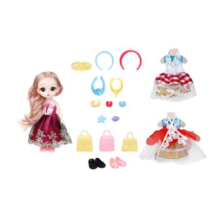 Кукла с аксессуарами Игроленд  Модный гардероб