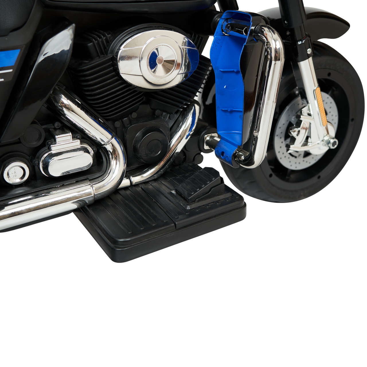 Электромобиль TOYLAND Трицикл Harley-Davidson Moto 7173 чёрный - фото 9