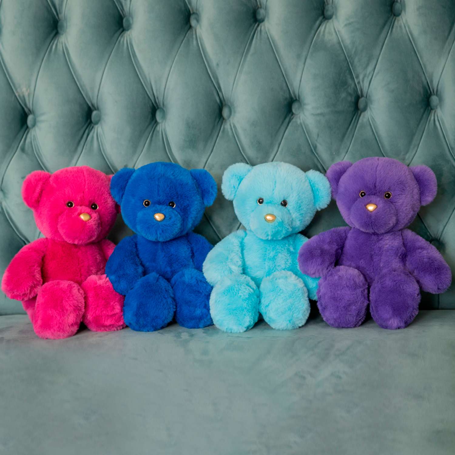 Мягкая игрушка KULT of toys Плюшевый медведь 35 см цвет фиолетовый - фото 4